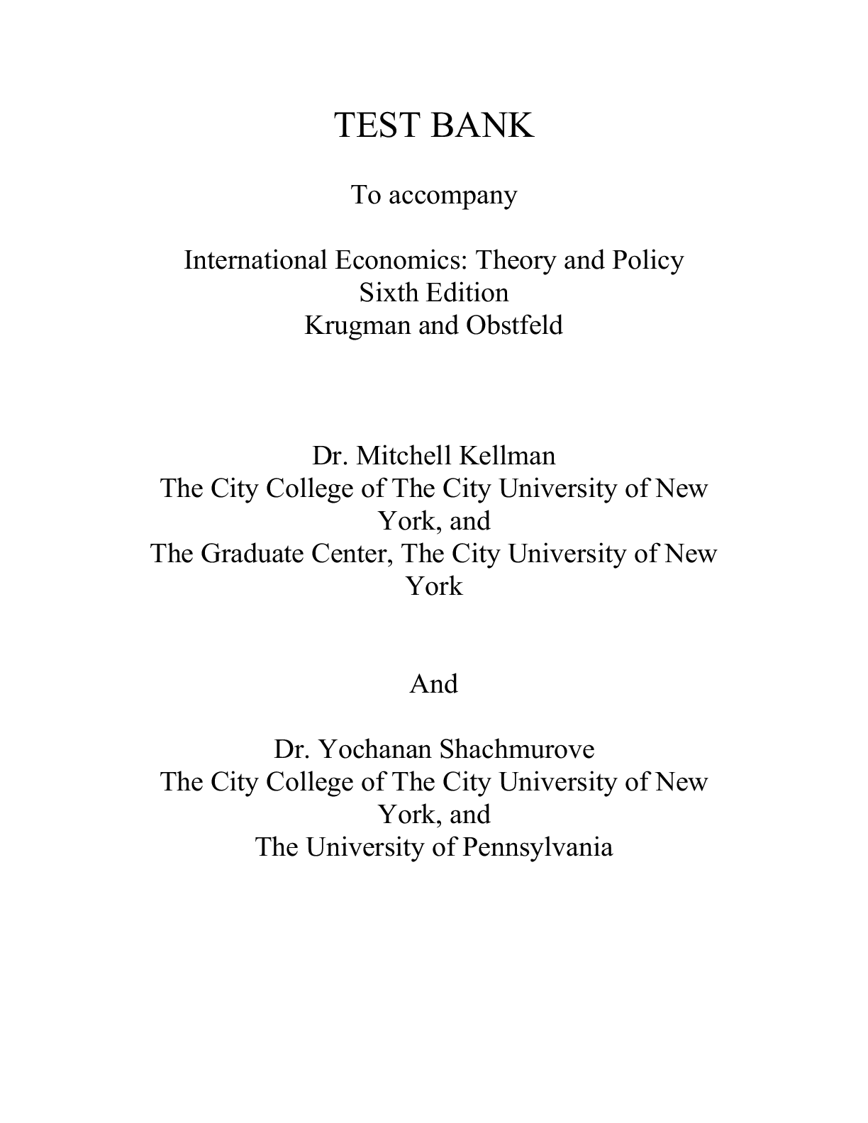 Preview image of ECO 320 & 301 Testsbank document